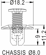 Latches and Piston / Spacer support / Furniture