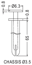 Latches and Piston / Spacer support / Furniture