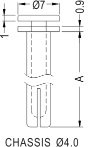 Latches and Piston / Spacer support / Furniture