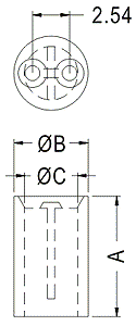 LED spacer support