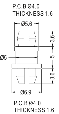 Support latch-latch / Spacer support