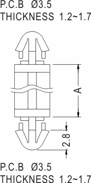 Support latch-latch / Spacer support