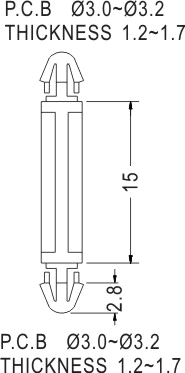 Support latch-latch / Spacer support