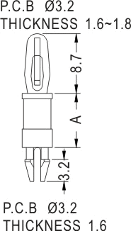 Support latch-latch / Spacer support