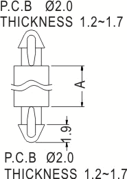 Support latch-latch / Spacer support