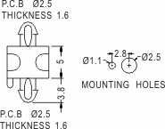 Support latch-latch / Spacer support