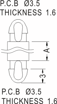 Support latch-latch / Spacer support