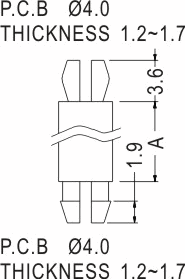 Support latch-latch / Spacer support