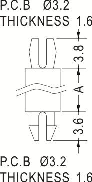 Support latch-latch / Spacer support