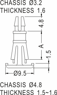 Support latch-latch / Spacer support