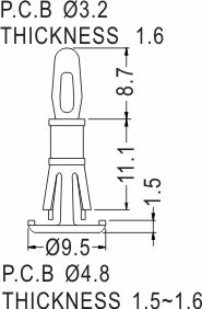 Support latch-latch / Spacer support