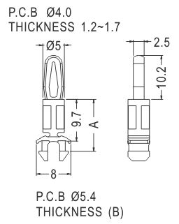 Support latch-latch / Spacer support