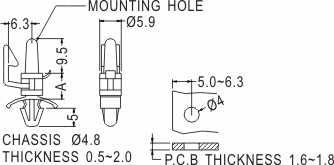 Support latch-latch / Spacer support