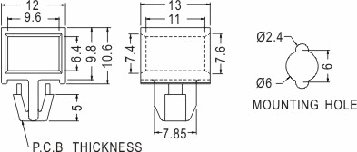 Support latch-pillar / Spacer support