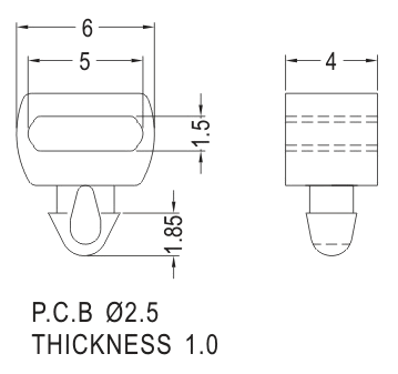 Support latch-pillar / Spacer support