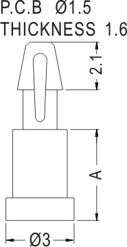 Support latch-pillar / Spacer support