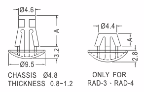 Support latch-pillar / Spacer support