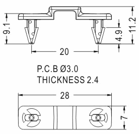 Spacer support / Furniture