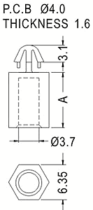 Support latch-latch / Spacer support