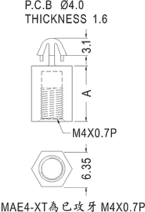 Support latch-latch / Spacer support