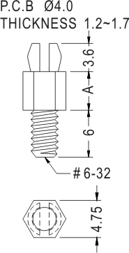 Support latch-latch / Spacer support