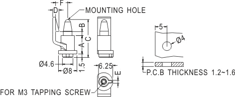 Support latch-latch / Spacer support