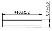 16*3,2 SMD diode discharge 40KA / 2-Electrode SMD Gas Tube Arrester / Gas tubes