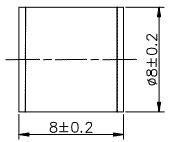 8,0*8,0 SMD diode discharge 10KA/2.5KA / 2-Electrode SMD Gas Tube Arrester / Gas tubes