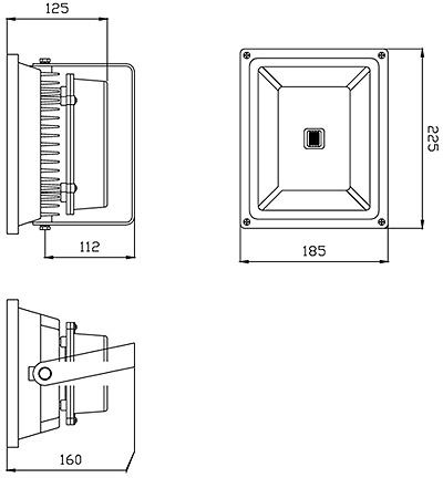 BL 225 F LED Miniature Flood Light