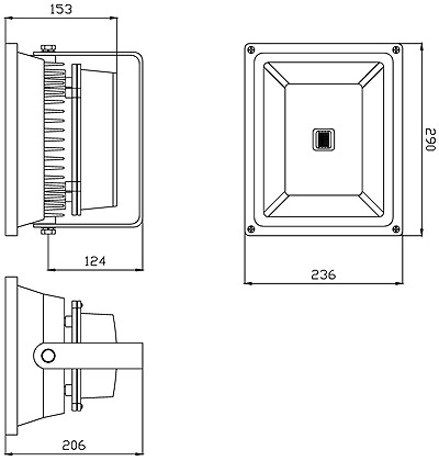 BL 290 F LED Miniature Flood Light