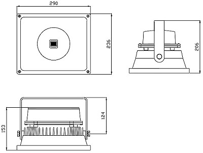 BL 290 T LED Miniature Spot Light