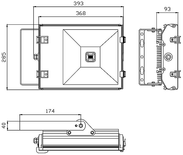 BL 370 F LED Flood Light