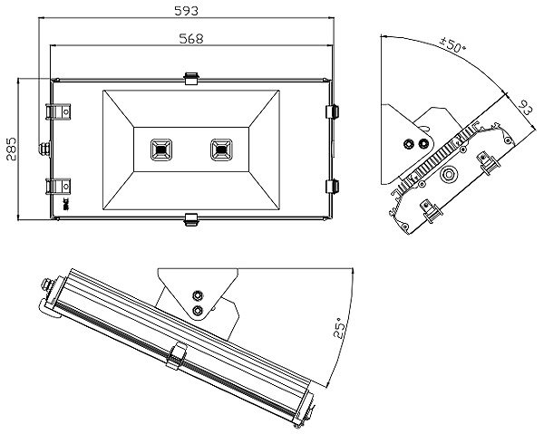 BL 570 S LED Tunnel Light