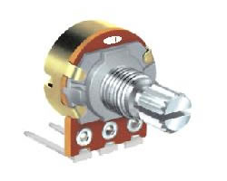 R1610N-_DA-, Rotary Potentiometers 16 mm