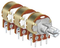 R1660G-_A1-, Rotary Potentiometers 16 mm