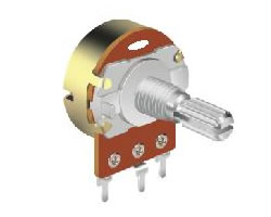 R2410N-_A1-, Rotary Potentiometers 24 mm, Резисторы переменные (потенциометры) роторного Typeа 24 mm